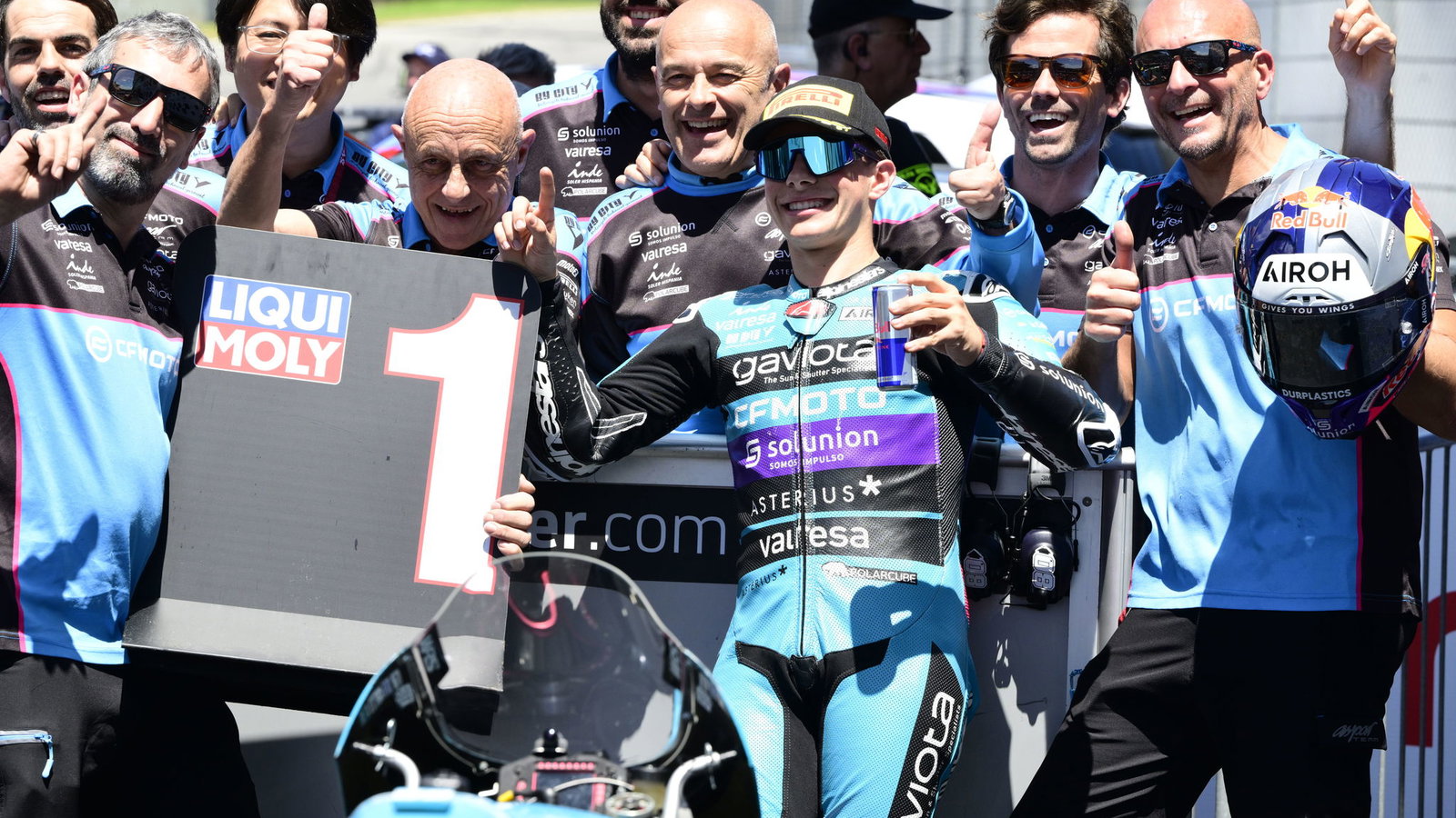David Alonoso, pole position, Mugello, Italian Moto3, 1 june 2024